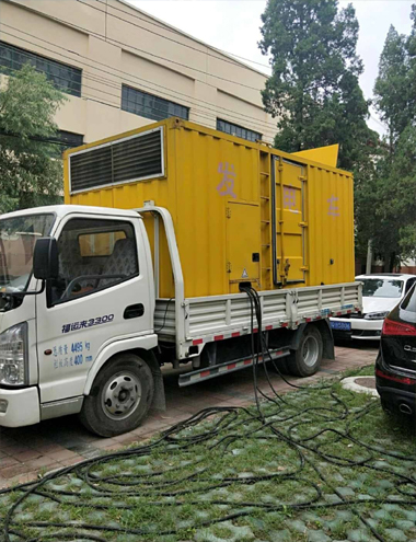 晋安发电车出租-柴油发电机组排烟系统设计要求及其考虑因素
